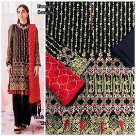 Shraddha-Designer-Kuch-Khas-vol2-2003-Georgette-Embroidered-Pakistani-salwar-Suit-Deepmala-Exports