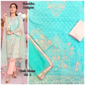 Shraddha-Designer-Kuch-Khas-vol2-2005-Georgette-Embroidered-Pakistani-salwar-Suit-Deepmala-Exports